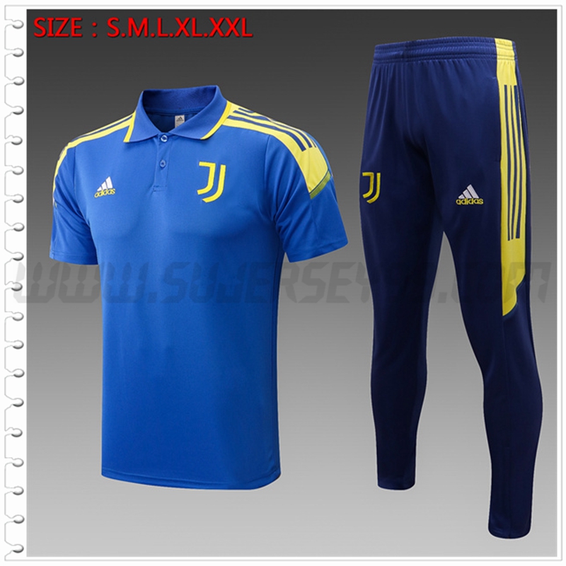 Polo Futbol Juventus + Pantalones Azul 2022 2023