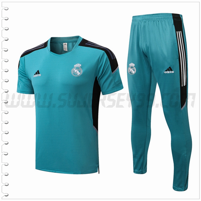 Camiseta Entrenamiento Real Madrid + Pantalones Azul 2022 2023