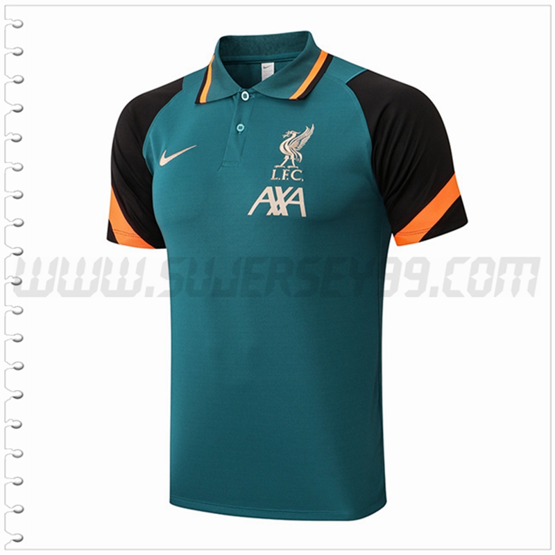 Polo Futbol FC Liverpool Verde 2022 2023