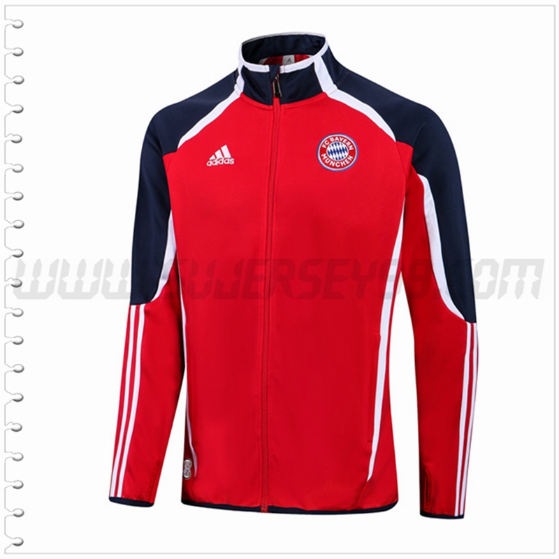 Chaqueta Futbol Bayern Munich Rojo 2022 2023