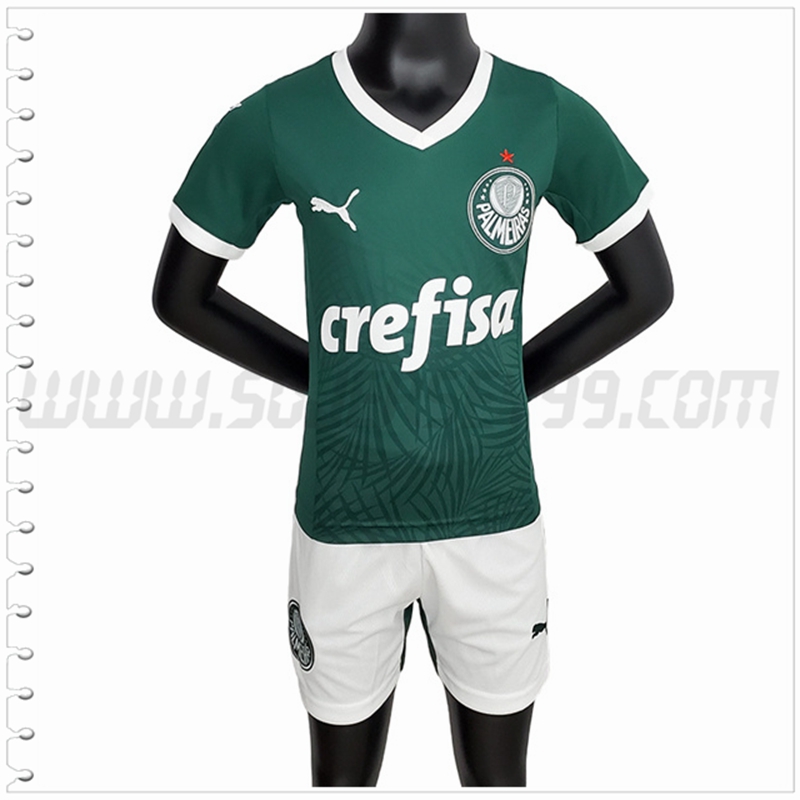 Primera Equipacion del Palmeiras Ninos 2022 2023