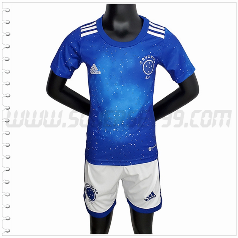 Primera Equipacion del Cruzeiro Ninos 2022 2023