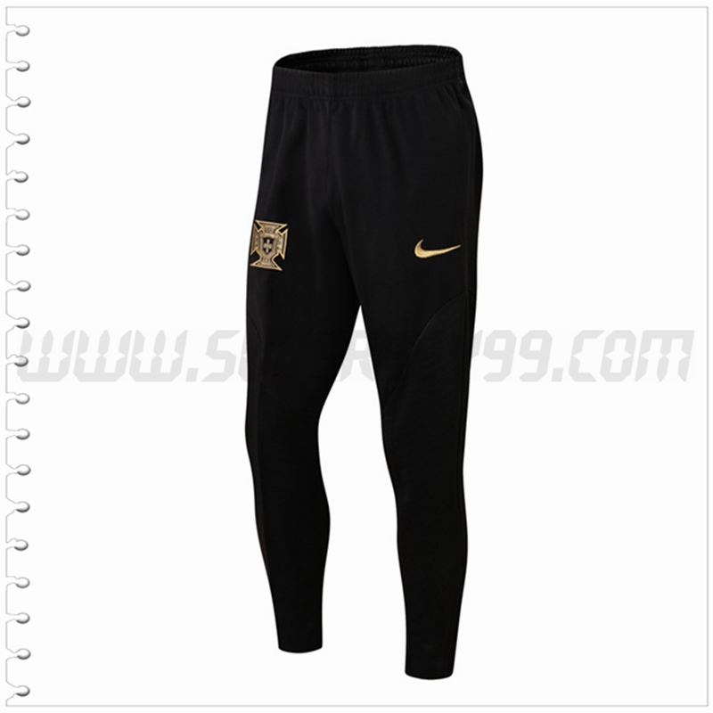Pantalones Entrenamiento Portugal Negro 2022 2023