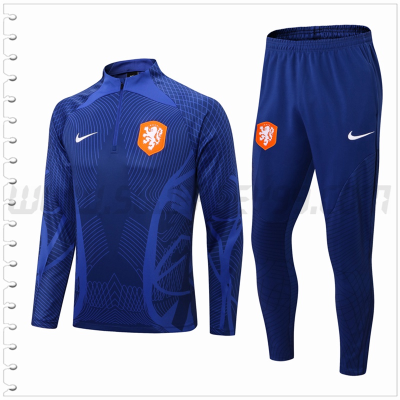 Chandal del Países Bajos Azul 2022 2023