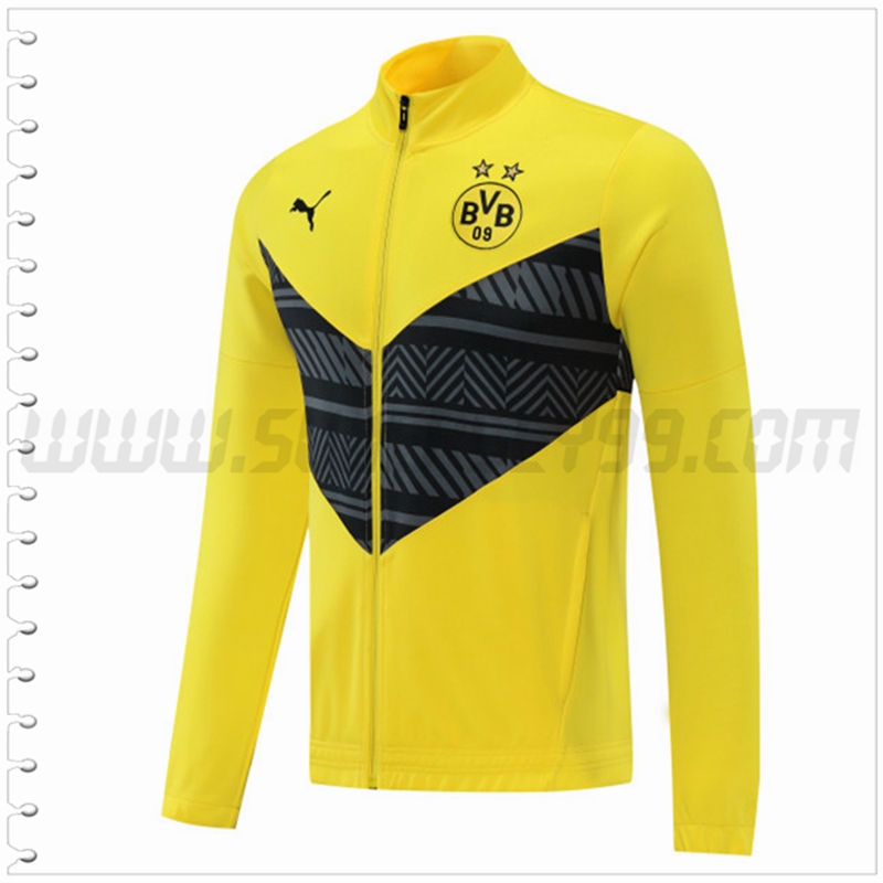 Chaqueta Futbol Dortmund BVB Amarillo 2022 2023
