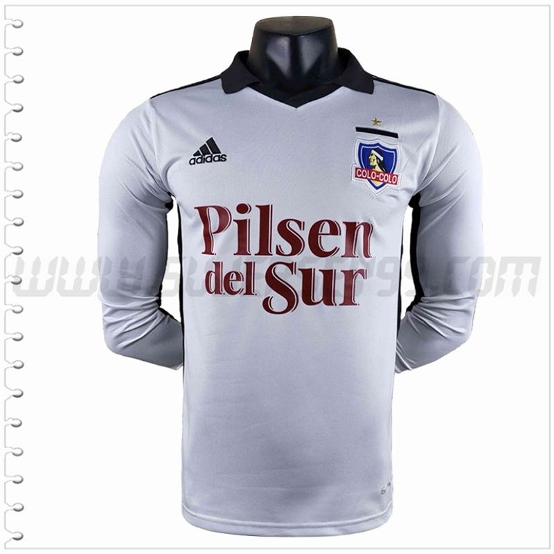 Primera Camiseta Futbol Colo Colo Manga Larga 2022 2023
