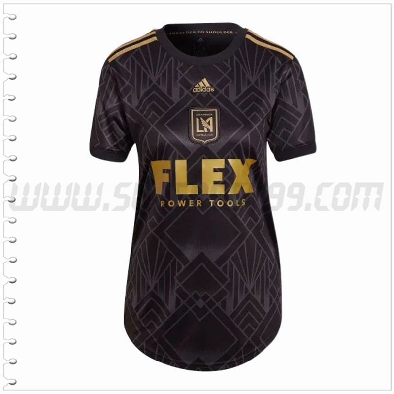 Primera Camiseta Futbol Los Angeles FC Mujer 2022 2023