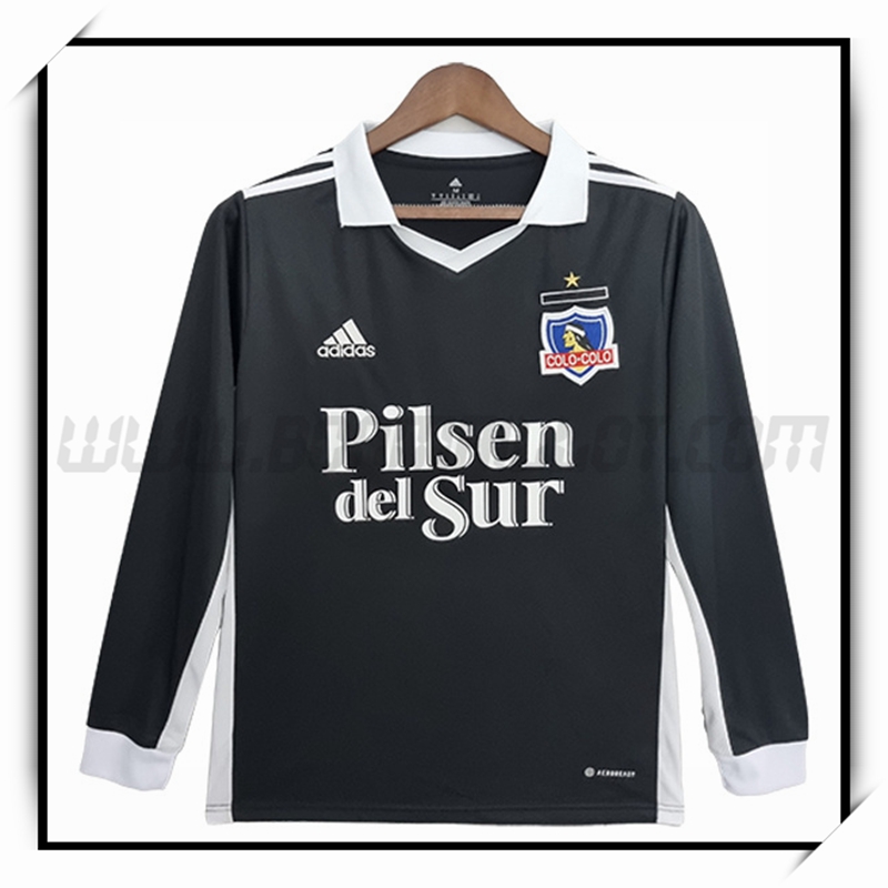 Segunda Camiseta Futbol Colo Colo Manga Larga 2022 2023