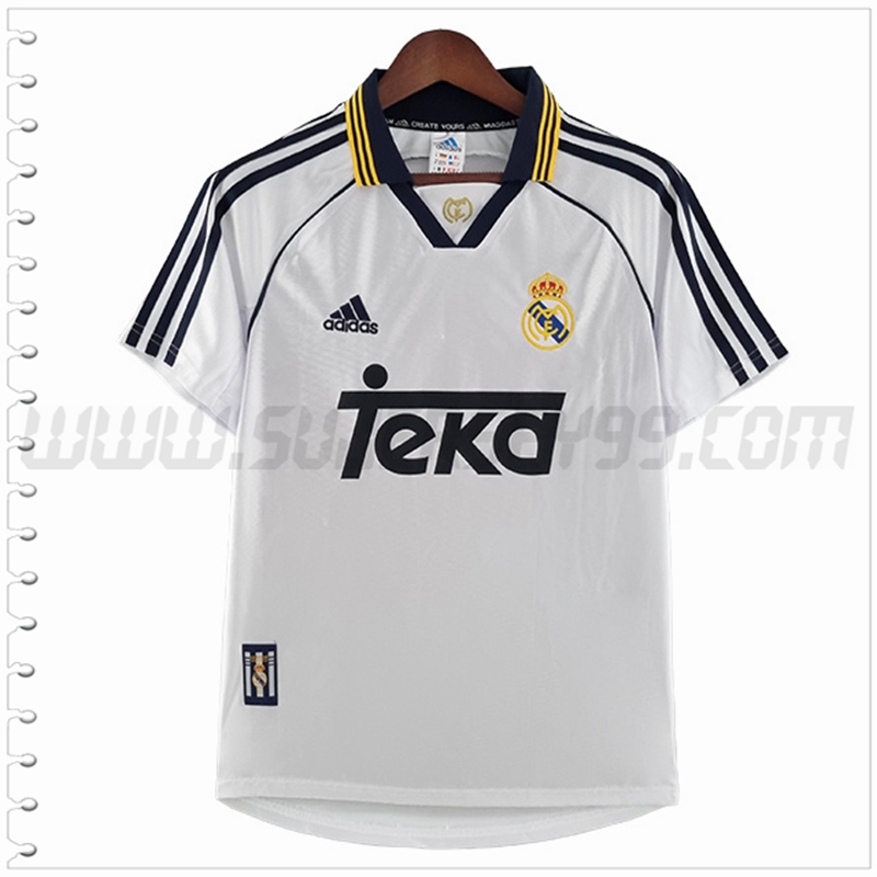 Primera Camiseta Futbol Real Madrid Retro 2000/2001