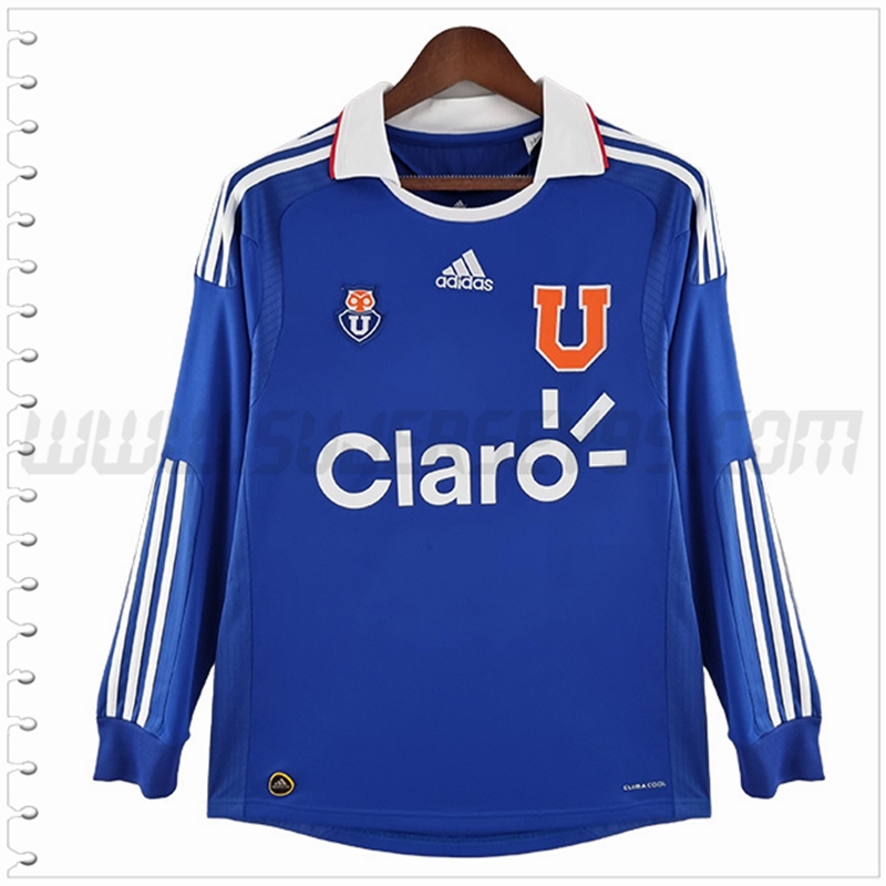 Primera Camiseta Futbol Universidad De Chile Manga Larga Retro 2011