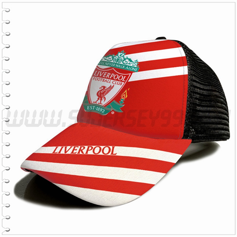 Gorra Futbol FC Liverpool Rojo 2023