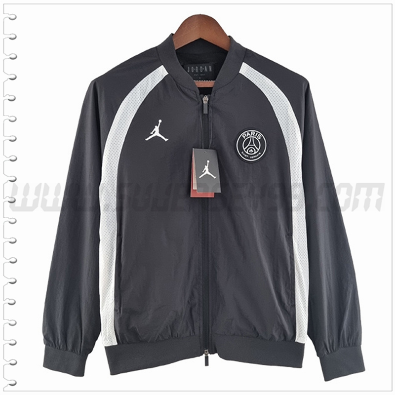 Rompevientos Jordan PSG Blanco/Negro 2022 2023
