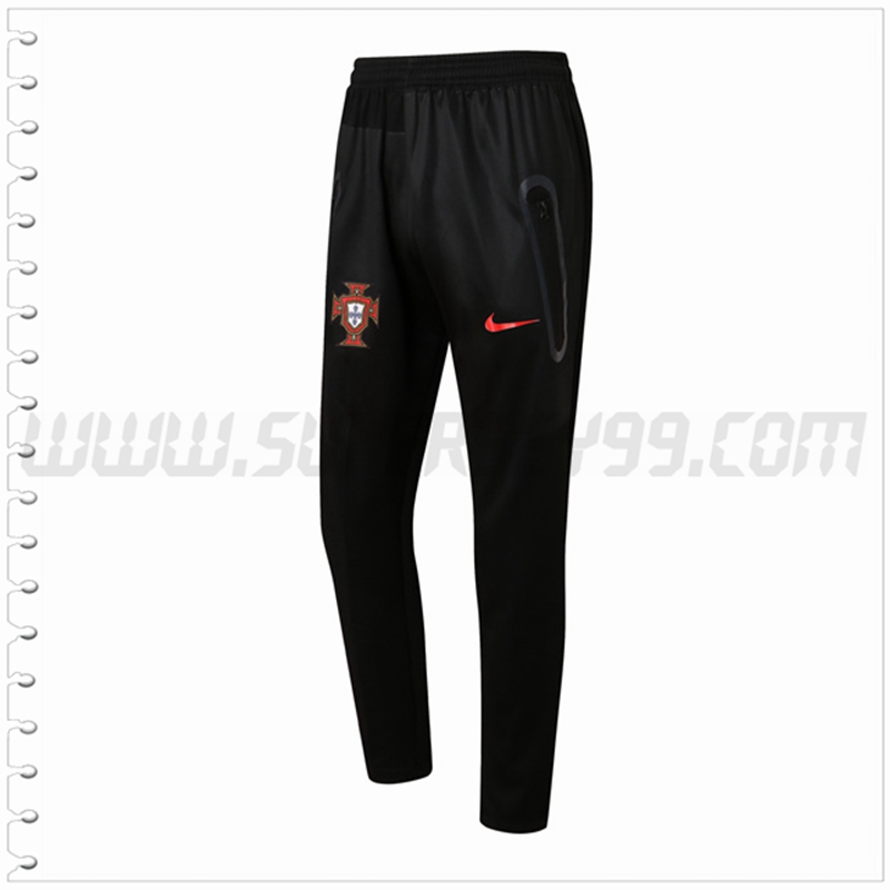 Pantalones Entrenamiento Portugal Negro 2022 2023 -02