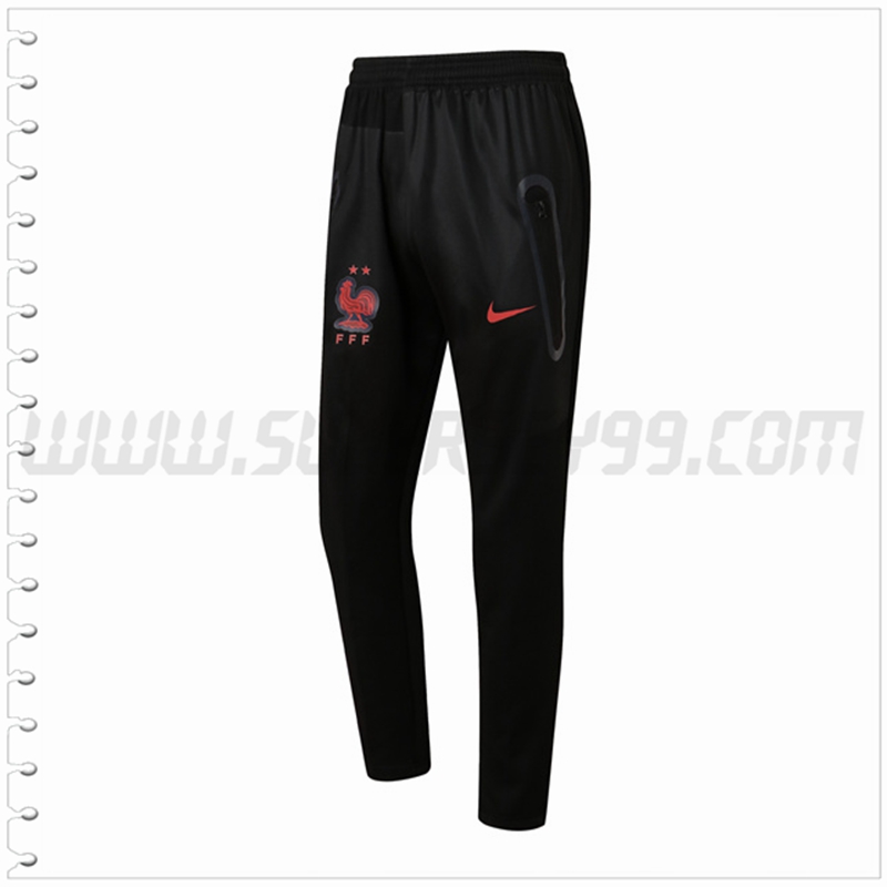 Pantalones Entrenamiento Francia Negro 2022 2023