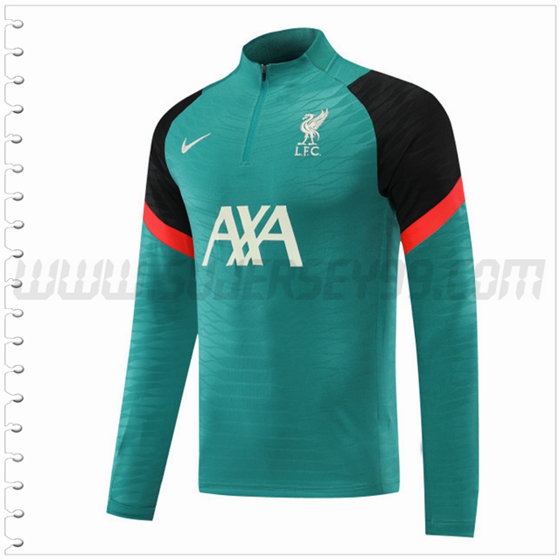 Sudadera Entrenamiento FC Liverpool Verde 2022 2023