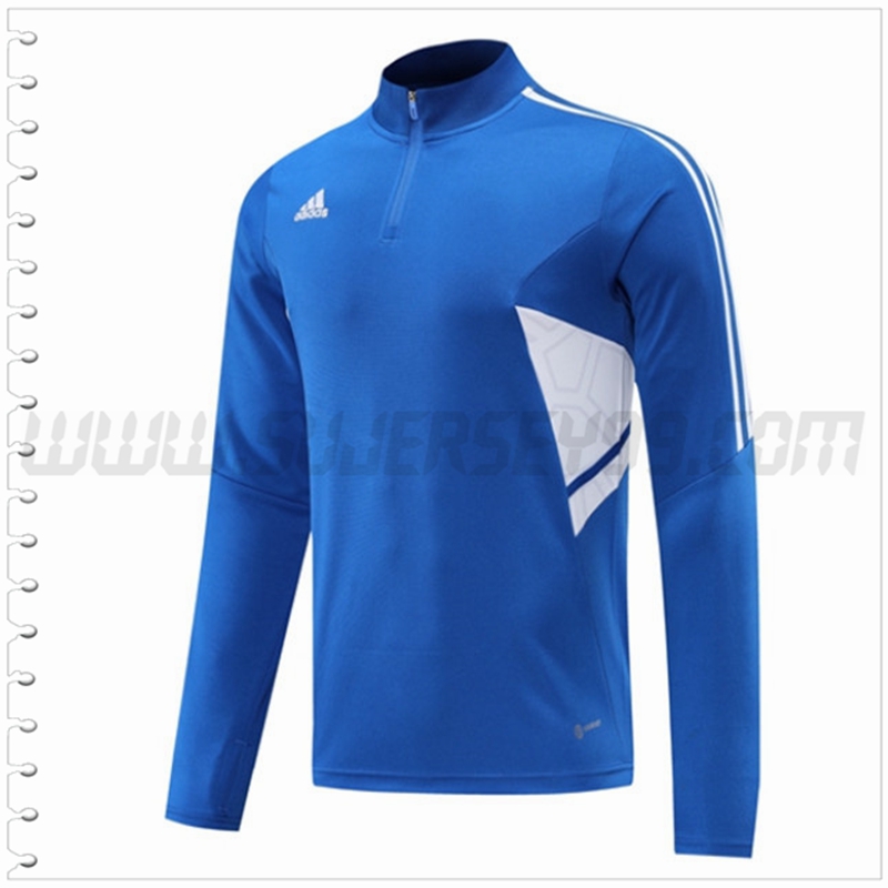 Sudadera Entrenamiento Adidas Azul 2022 2023