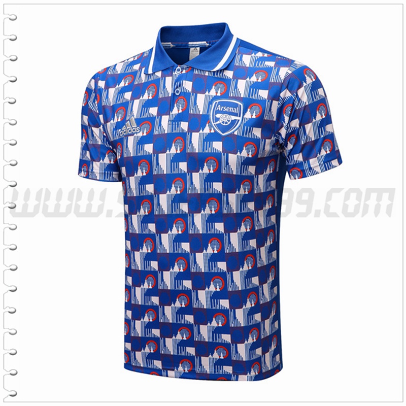 Polo Futbol Arsenal Azul 2022 2023