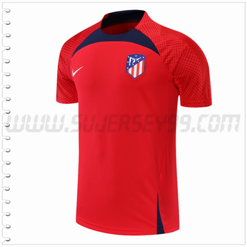 Camiseta Entrenamiento Atletico Madrid Rojo 2022 2023