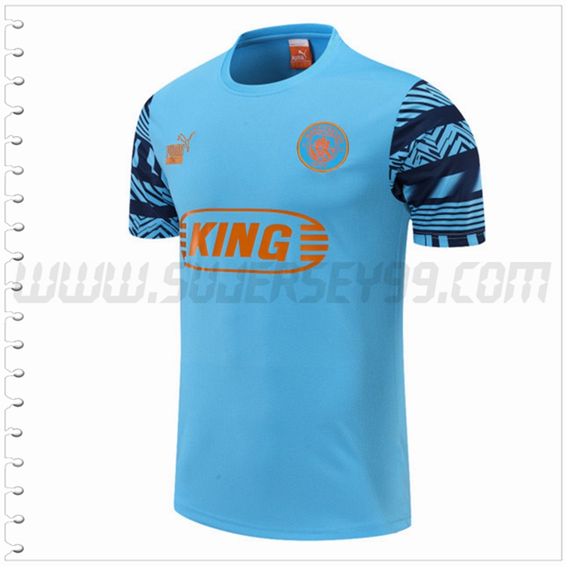 Camiseta Entrenamiento Marsella OM Azul 2022 2023