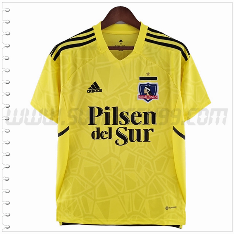 Camiseta Futbol Portero Colo Colo Amarillo 2022 2023