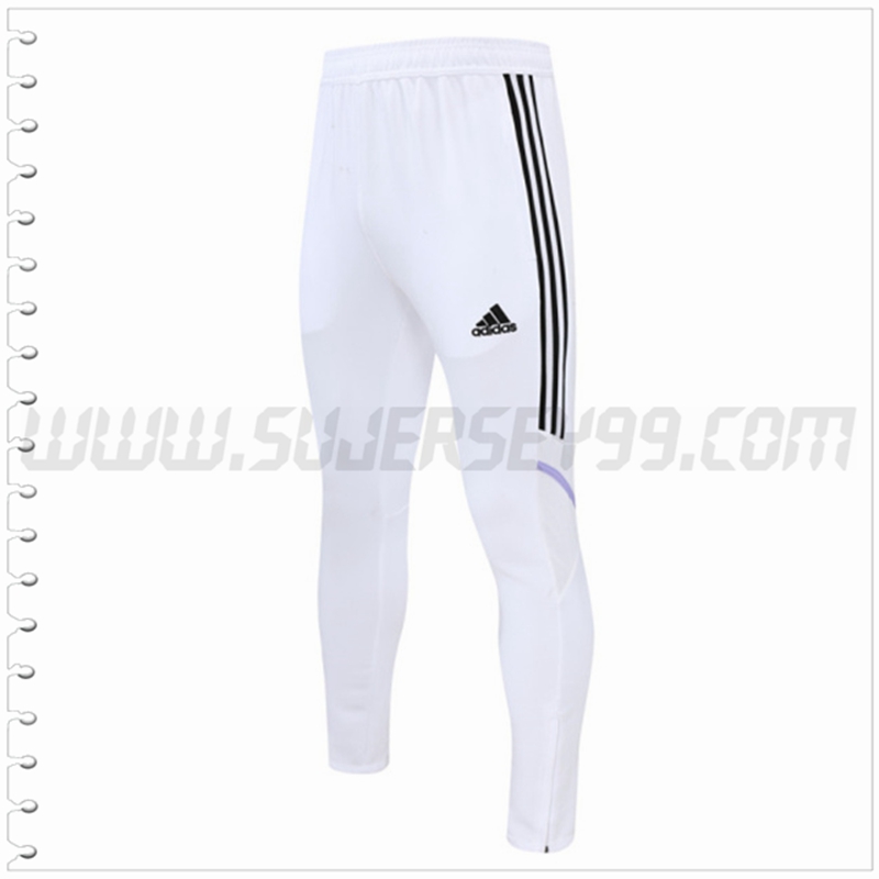 Pantalones Entrenamiento Real Madrid Blanco 2022 2023