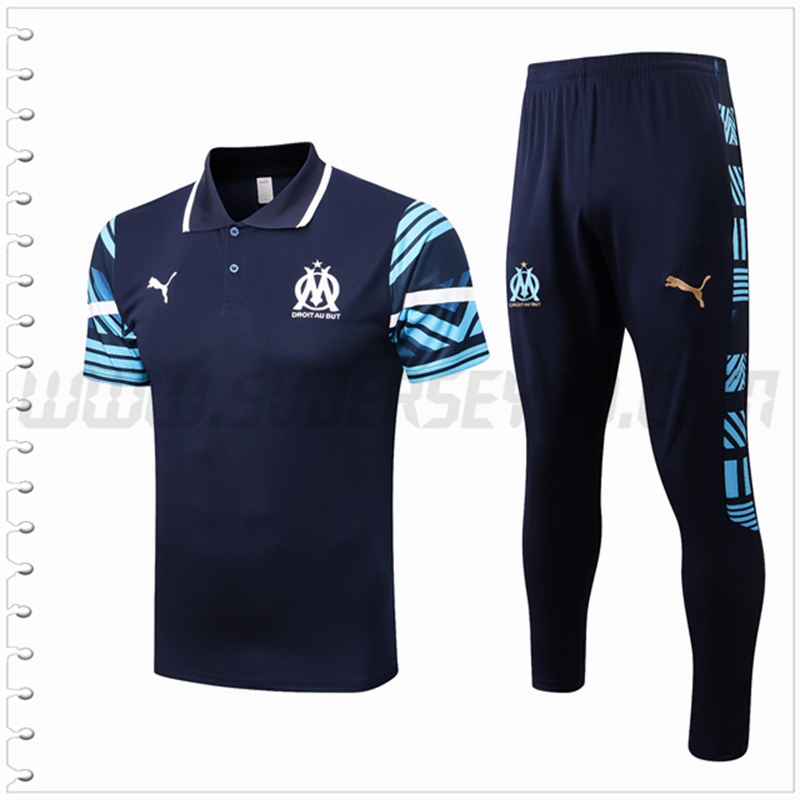Polo Futbol Marsella OM + Pantalones 2022 2023