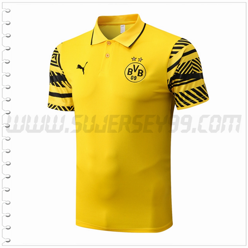 Polo Futbol Dortmund BVB Amarillo 2022 2023