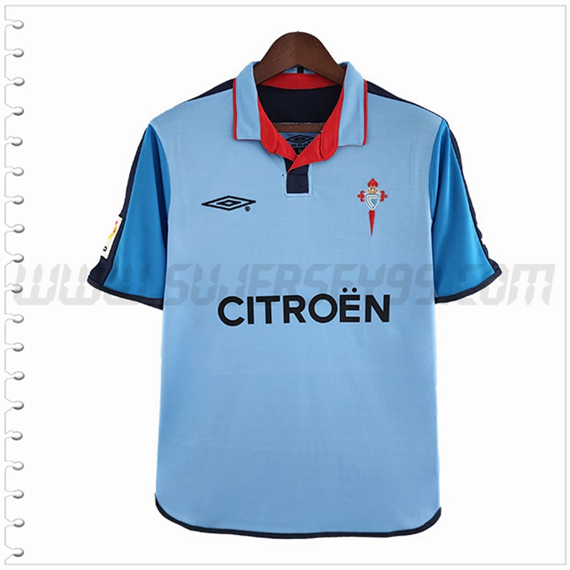 Primera Camiseta Futbol Celta Vigo Retro 2002/2004