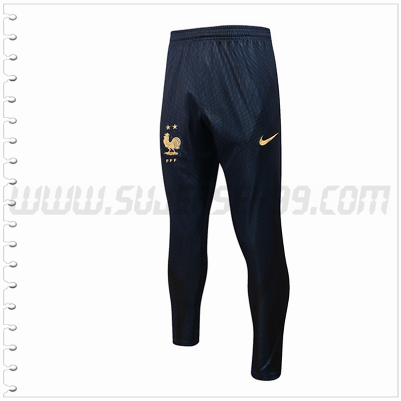 Pantalones Entrenamiento Francia Azul Marina 2022 2023