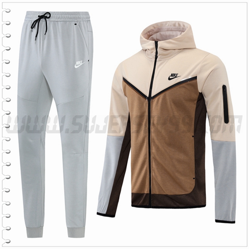 Chaqueta con Capucha Chandal del Nike Marrón 2022 2023
