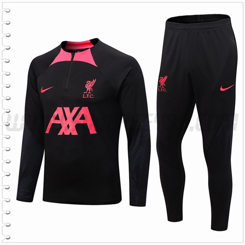 Chandal del FC Liverpool Negro/Rosa 2022 2023