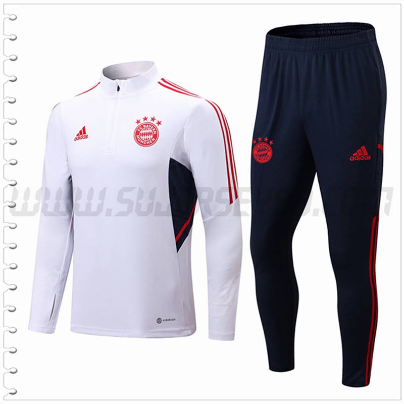 Chandal del Bayern Munich Blanco 2022 2023