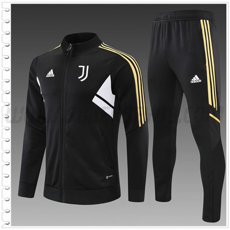 Chaqueta Chandal del Juventus Ninos Negro/Blanco 2022 2023