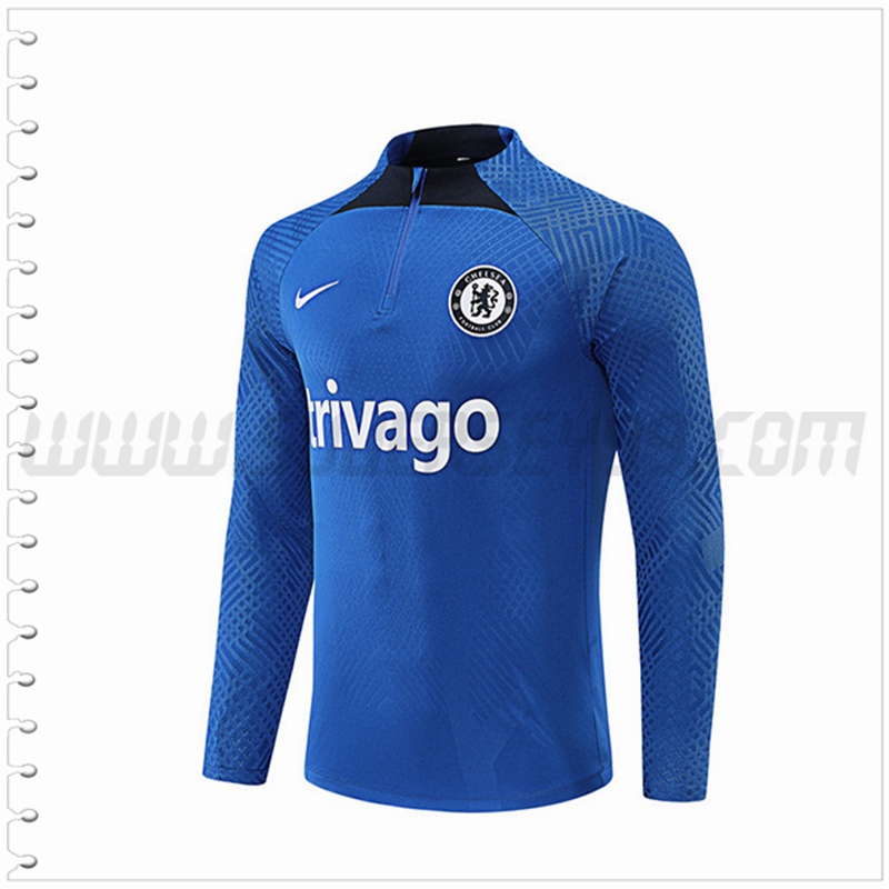 Sudadera Entrenamiento FC Chelsea Azul/Negro 2022 2023