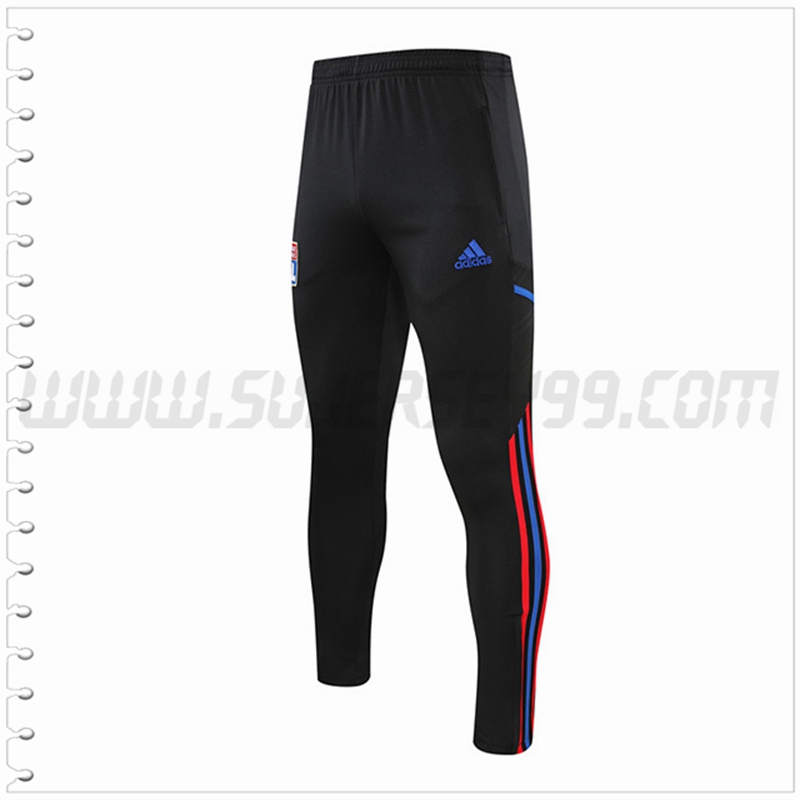 Pantalones Entrenamiento Lyon Negro 2022 2023