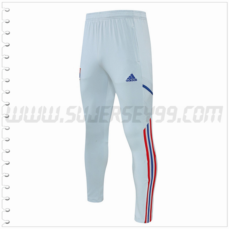 Pantalones Entrenamiento Lyon Gris 2022 2023