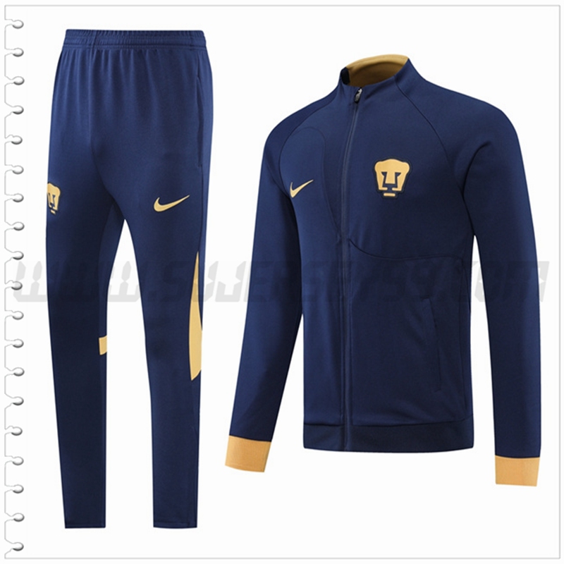 Chaqueta Chandal del Pumas UNAM Azul 2022 2023