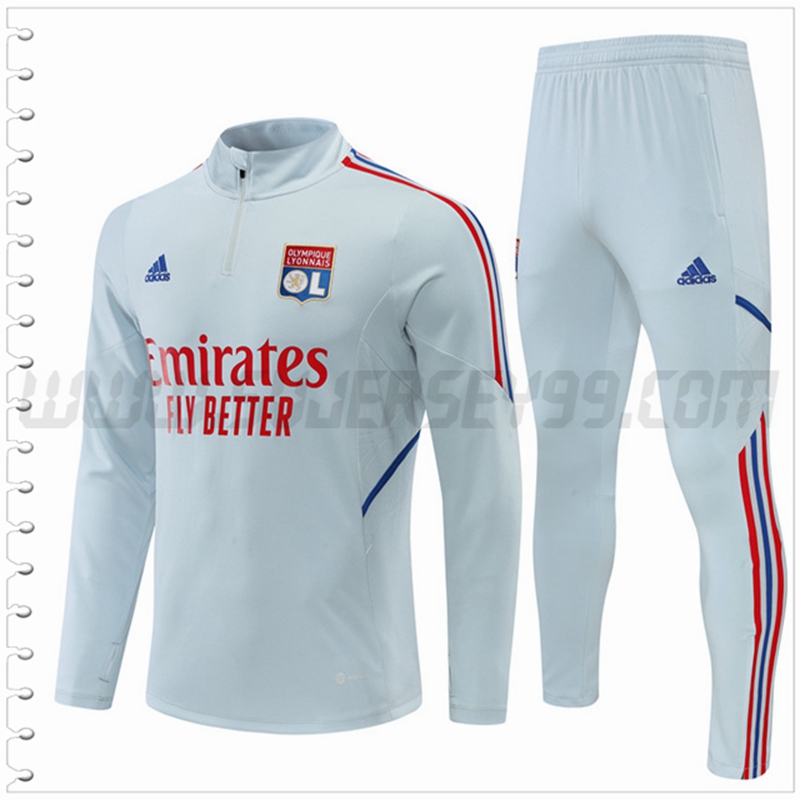 Chandal del Lyon Gris 2022 2023
