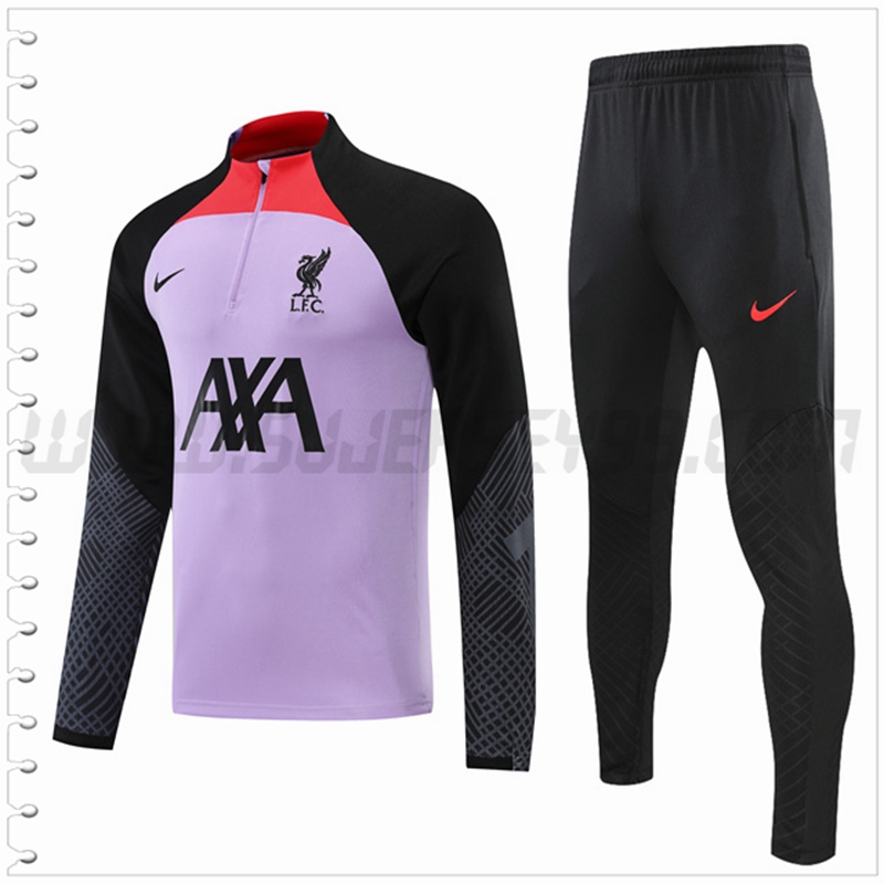 Chandal del FC Liverpool Violeta/Negro 2022 2023