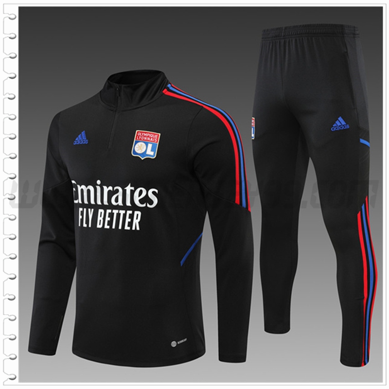 Chandal del Lyon Ninos Negro 2022 2023