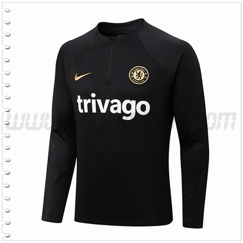 Sudadera Entrenamiento FC Chelsea Negro 2022 2023