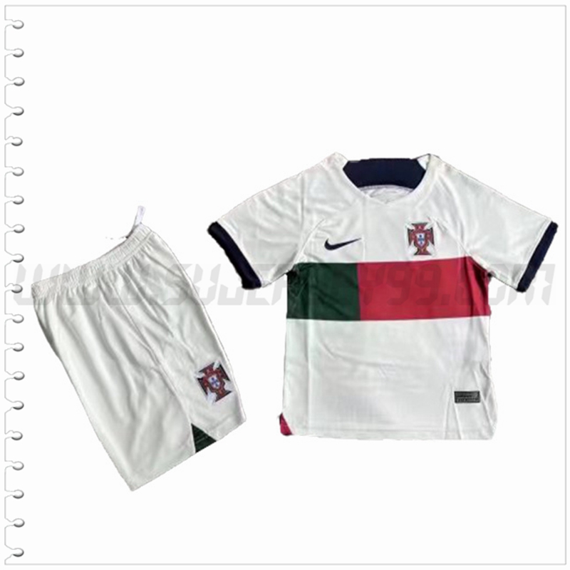 Equipacion del Portugal Ninos 2022 2023