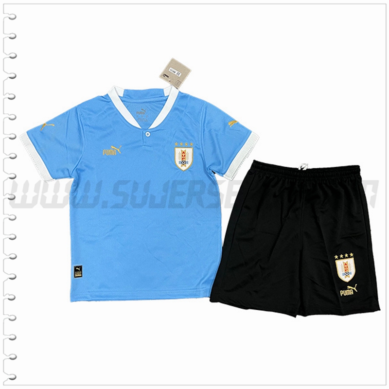 Equipacion del Uruguay Ninos 2022 2023