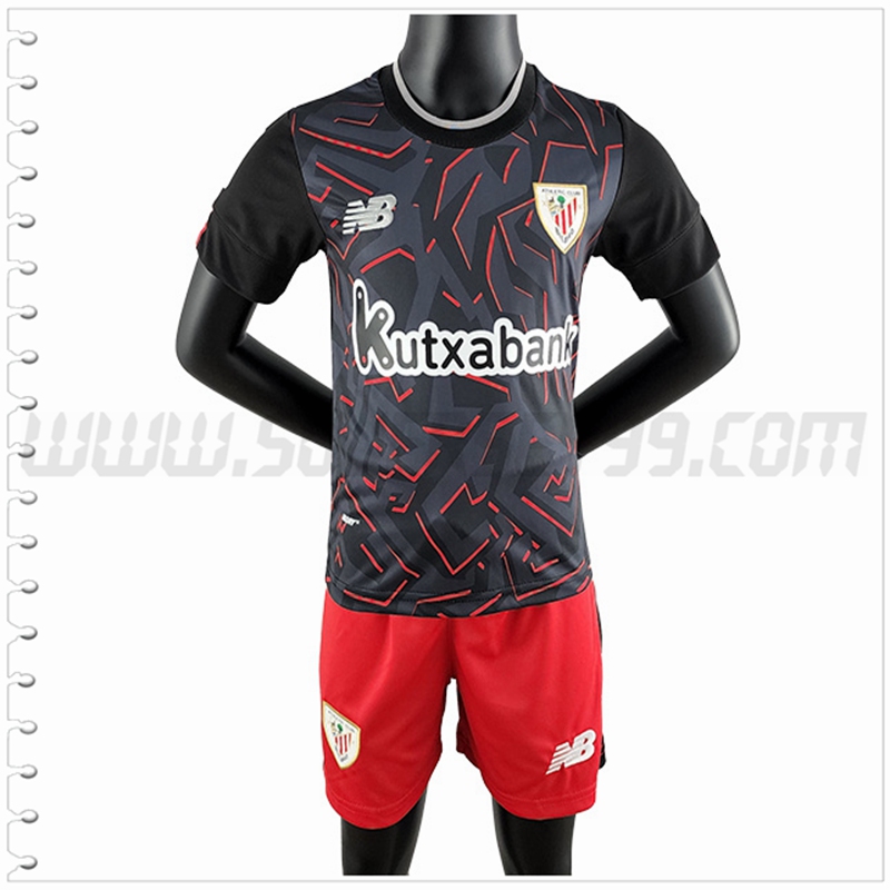 Nuevo Equipacion del Athletic Bilbao Ninos Negro 2022 2023