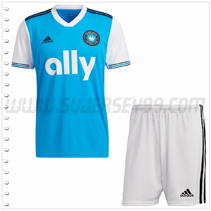 Equipacion del Charlotte FC Ninos 2022 2023