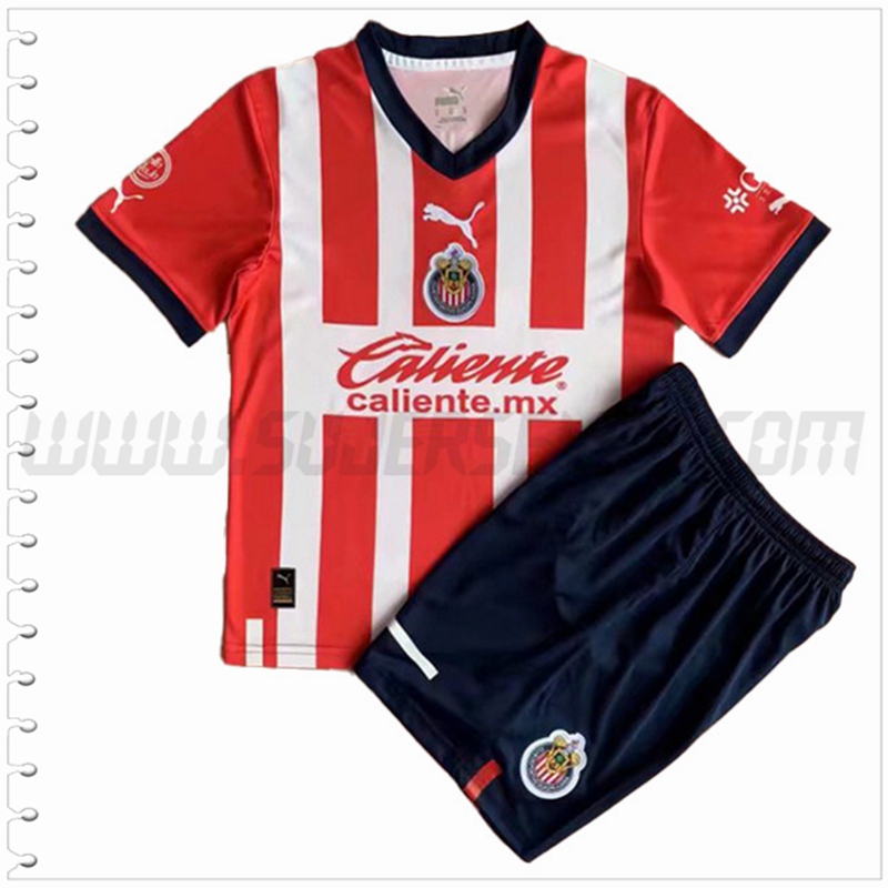 Equipacion del CD Guadalajara Ninos 2022 2023