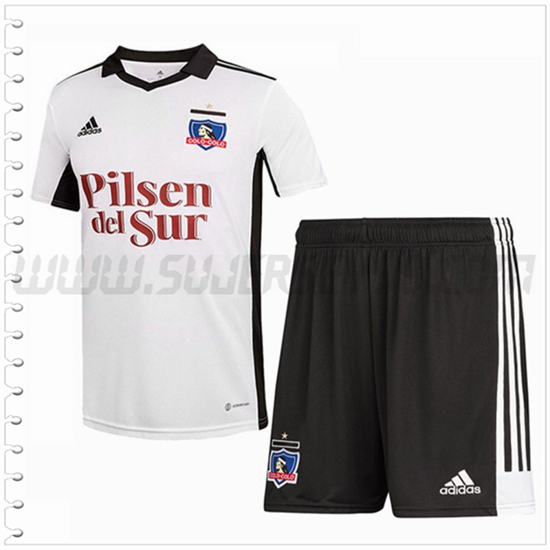 Equipacion del Colo Colo Ninos 2022 2023