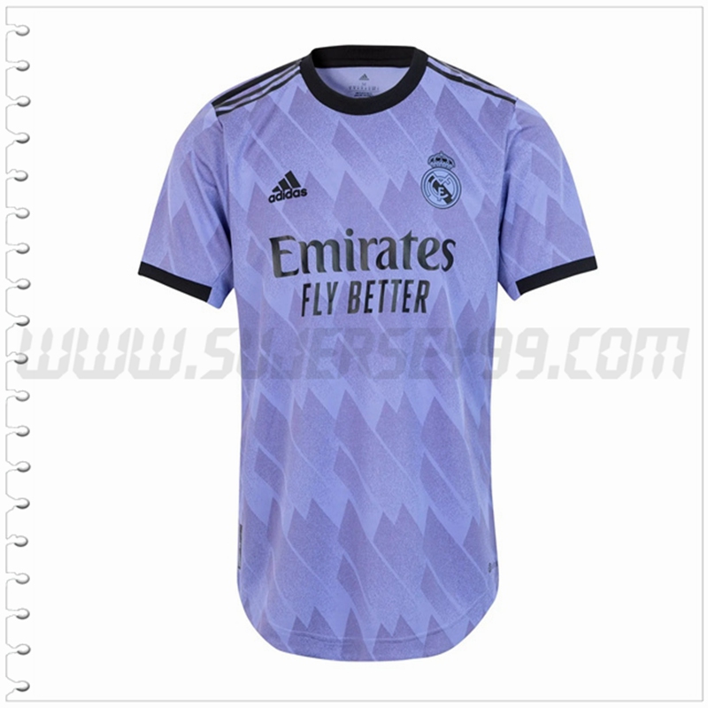 Segunda Nuevo Camiseta Real Madrid Violeta 2022 2023