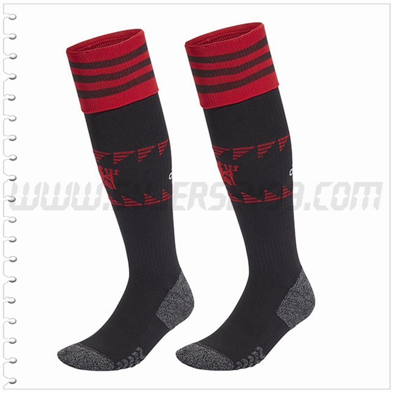 Primera Calcetines Futbol Manchester United 2022 2023