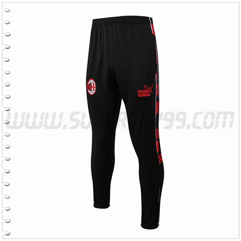 Pantalones Entrenamiento AC Milan Negro 2022 2023 -02